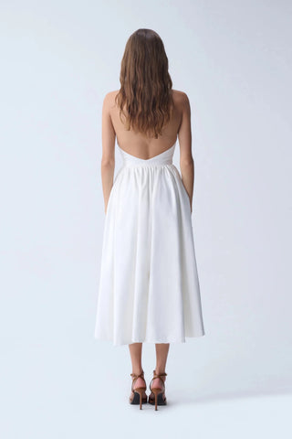 SUNRAY MIDI DRESS / WHITE - Maison OrientNAIAMaison OrientClothing