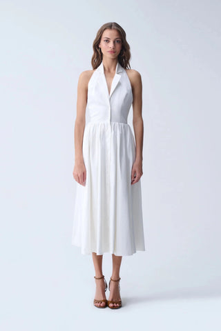 SUNRAY MIDI DRESS / WHITE - Maison OrientNAIAMaison OrientClothing