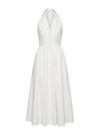 SUNRAY MIDI DRESS / WHITE - Maison OrientNAIAMaison OrientClothing
