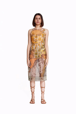 Tarot Print Mesh Dress - Maison OrientWAYTMaison OrientClothing
