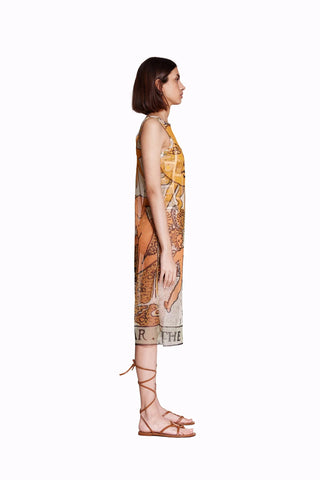 Tarot Print Mesh Dress - Maison OrientWAYTMaison OrientClothing