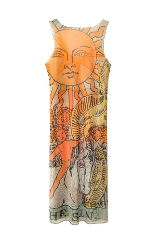 Tarot Print Mesh Dress - Maison OrientWAYTMaison OrientClothing