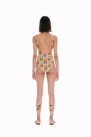 Tarot Print Recycled Swimsuit - Maison OrientWAYTMaison OrientBeachwear