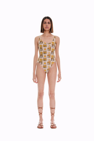 Tarot Print Recycled Swimsuit - Maison OrientWAYTMaison OrientBeachwear