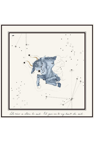 Taurus Printed Satin Scarf - Maison OrientThe Summer HouseMaison OrientScarves