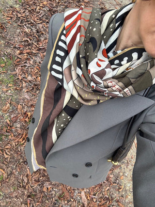 Tayen Brown Scarf - Maison OrientWEMAVEMaison OrientScarves