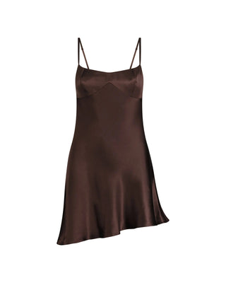 Temptation Mini Slip Chocolate Plum - Maison OrientScarlett GasqueMaison OrientDress