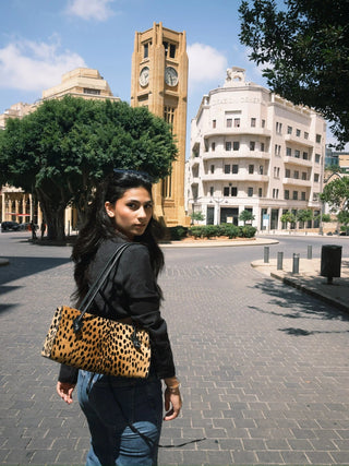 TER EAST-WEST BAG CHEETAH - Maison OrientCABAMaison OrientHandbags