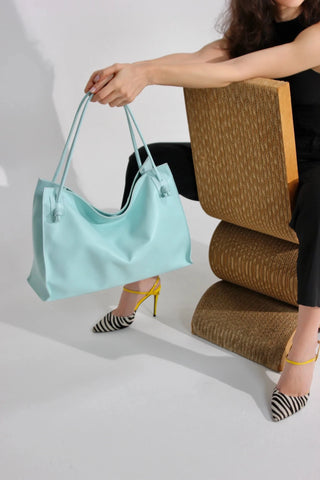 TER TOTE BAG 2ND EDITION - AQUA - Maison OrientCABAMaison OrientHandbags