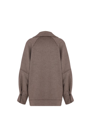 Terry Cashmere Coat in Dark Brown - Maison OrientNazli CerenMaison OrientClothing