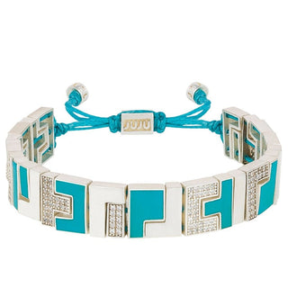 Tetris Block Bracelet with Stones and Enamel - Maison OrientJUJUMaison OrientBracelet