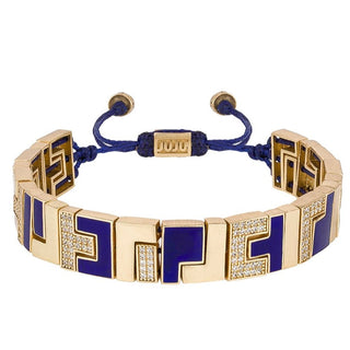 Tetris Block Bracelet with Stones and Enamel - Maison OrientJUJUMaison OrientBracelet
