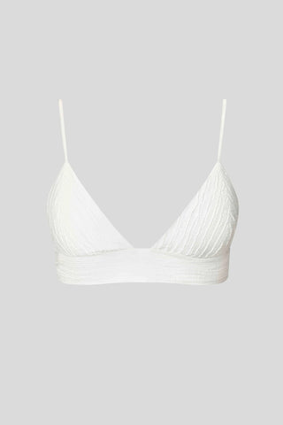Top-Bra Evia in Pearl White - Maison OrientALARÁMaison OrientClothing