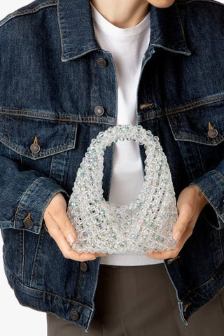 Transparent & Eucalyptus Handbag - Maison Orient0711Maison OrientHandbags