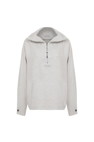 Travis Wool Blend Zip - Neck Jumper - Maison OrientNazli CerenMaison OrientClothing