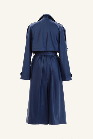 TRENCH COAT IN VEGAN LEATHER - Maison OrientKris MaranMaison OrientClothing