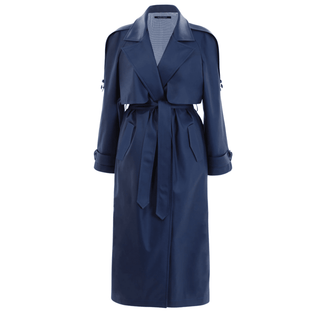 TRENCH COAT IN VEGAN LEATHER - Maison OrientKris MaranMaison OrientClothing