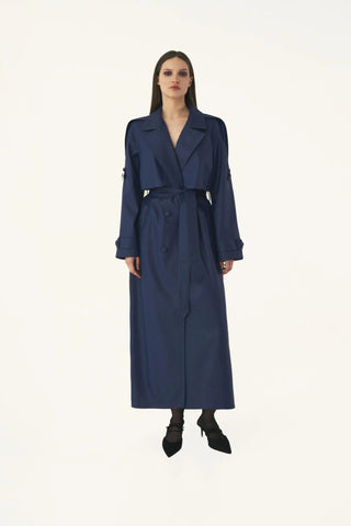 TRENCH COAT IN VEGAN LEATHER - Maison OrientKris MaranMaison OrientClothing