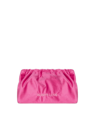 VELVET CLUTCH BAG ALWAYS LOVE - Maison OrientSORBET ISLANDMaison OrientBEACH ACCESORIES
