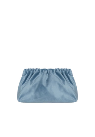 VELVET CLUTCH BAG GOOD VIBES - Maison OrientSORBET ISLANDMaison OrientBEACH ACCESORIES