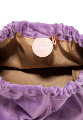 VELVET CLUTCH BAG HELLO NEW DAY - Maison OrientSORBET ISLANDMaison OrientBEACH ACCESORIES