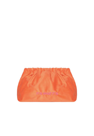 VELVET CLUTCH BAG IT IS WHAT IT IS - Maison OrientSORBET ISLANDMaison OrientBEACH ACCESORIES