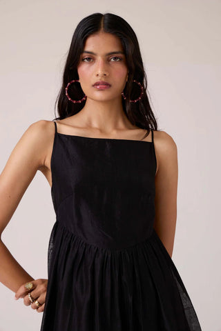 Vespera Black Handwoven Dress - Maison OrientThe Summer HouseMaison OrientDresses