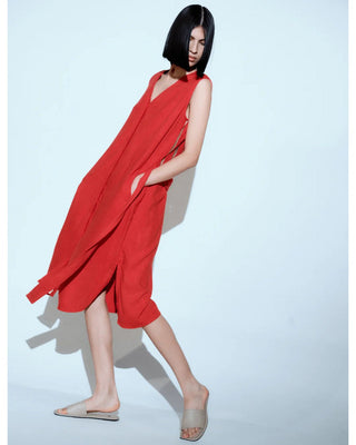 VIOLA DRESS RED - Maison OrientVEPLENMaison OrientClothing