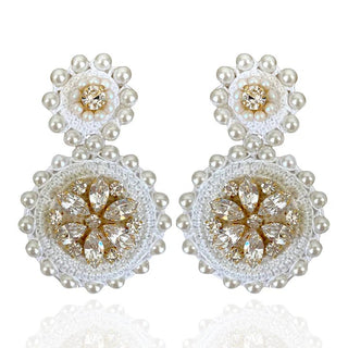 White Flower Drop Crystal - Maison OrientPinar OzevlatMaison OrientJewelry