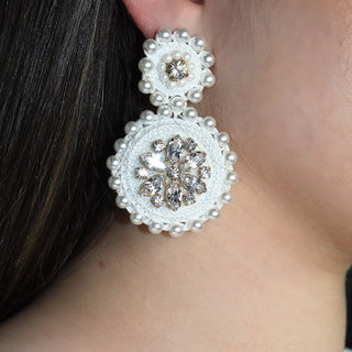 White Flower Drop Crystal - Maison OrientPinar OzevlatMaison OrientJewelry