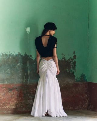 Chiffon Dupatta Draped Top