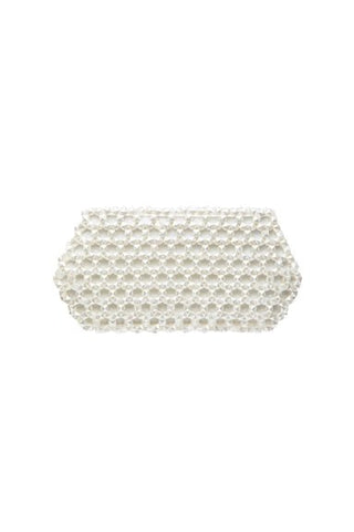 White Lizzie Clutch - Maison Orient0711Maison OrientHandbags