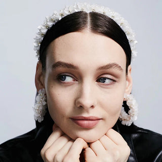 White Pearl Frezya Hoops - Maison OrientPinar OzevlatMaison OrientJewelry