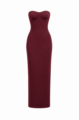 Yasmine Dress in Burgundy - Maison OrientDaloodMaison OrientDress