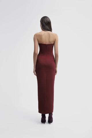 Yasmine Dress in Burgundy - Maison OrientDaloodMaison OrientDress