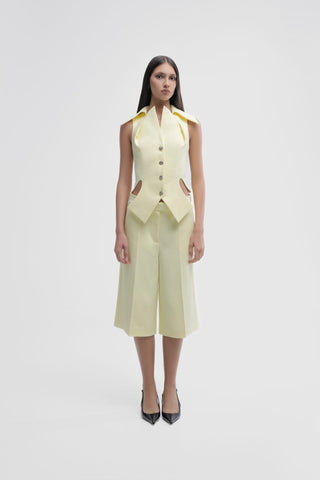 Yasmine Vest in Yellow - Maison OrientDaloodMaison OrientTop