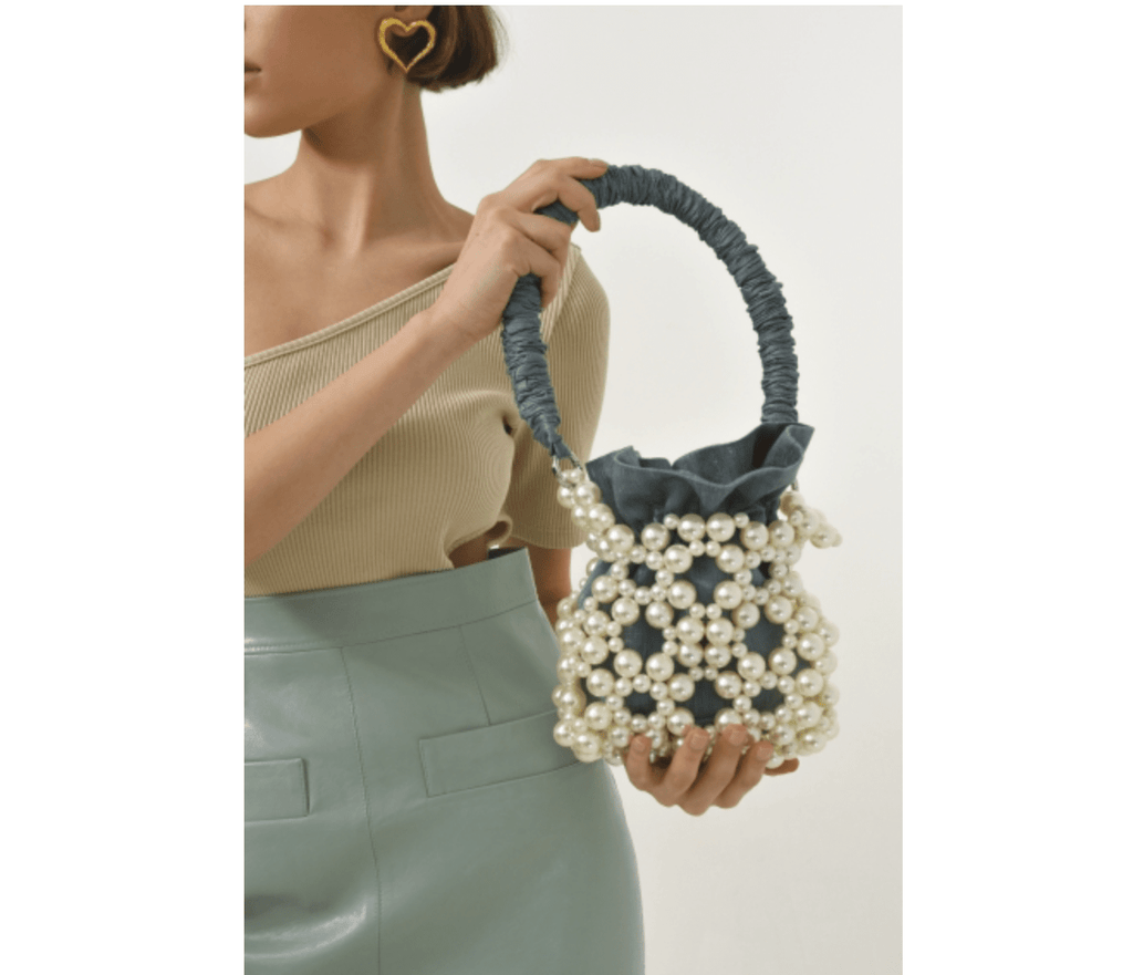 0711 Blue Sui Baguette - Maison OrientMORE is LOVE LLCMaison OrientBucket Bags