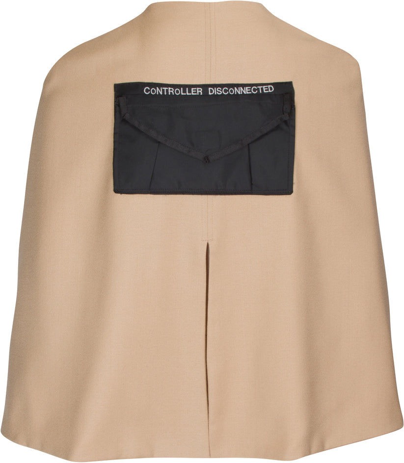 Shahini Fakhourie Therese Cape Outerwear in Tan | Maison Orient