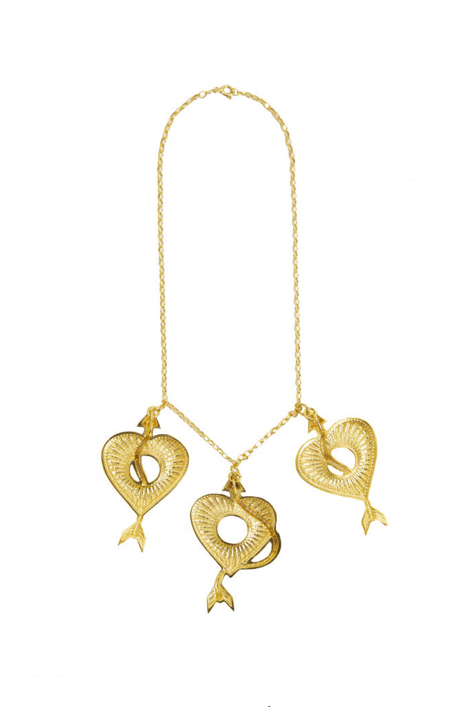 Heart With Snake Necklace | Maison Orient