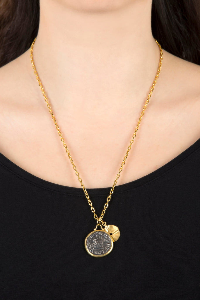 Big Medallion with Gold Coin | Maison Orient