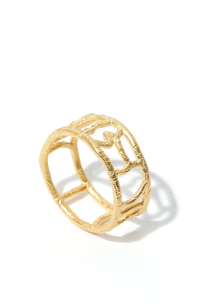 Striped raw ring | Maison Orient