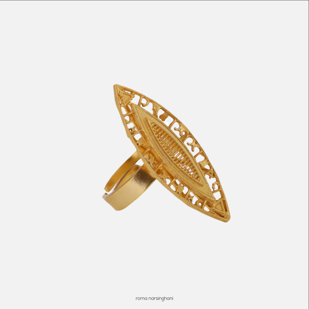 Neelam Ring in Gold | Maison Orient