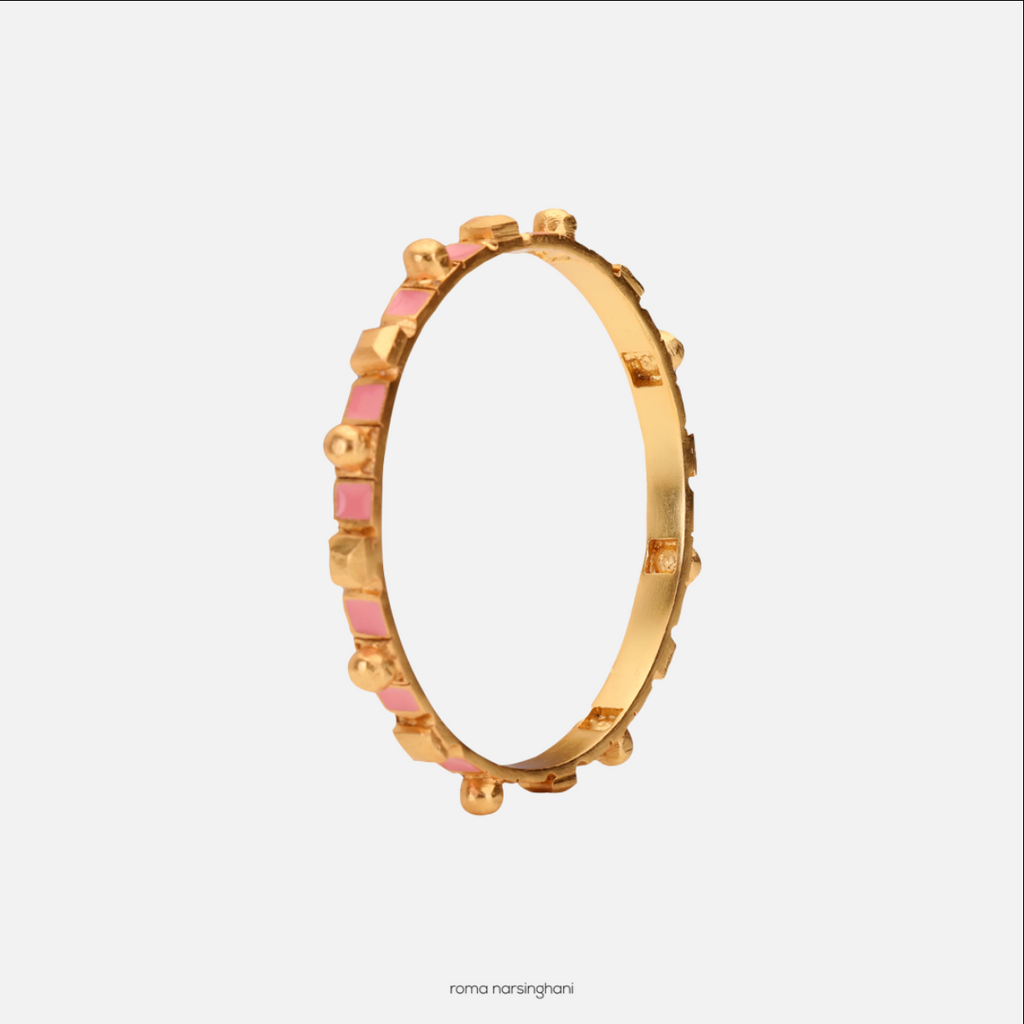 Meena Bangle in English Pink | Maison Orient