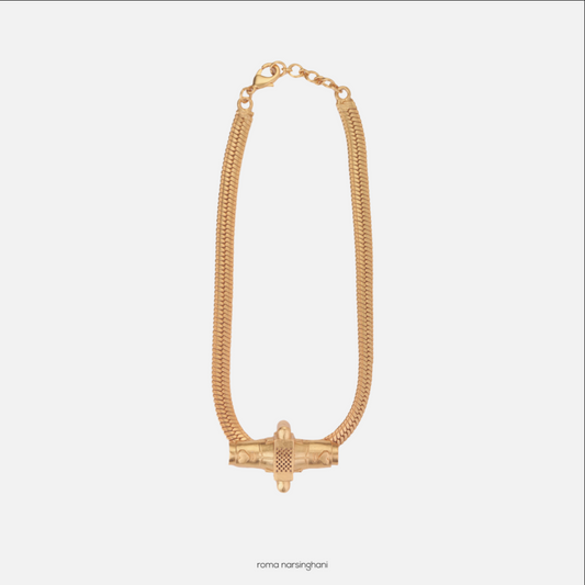 Heart Taweez Choker in Gold | Maison Orient