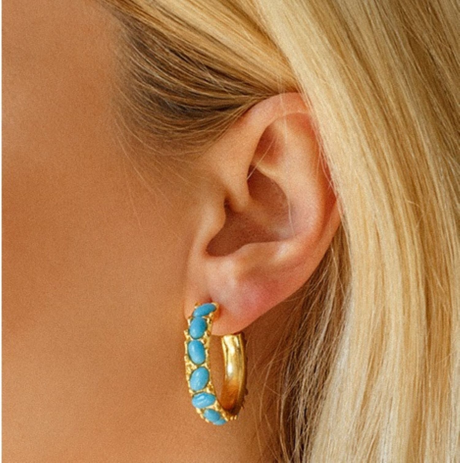 ALA TURQUOISE EARRING | Maison Orient