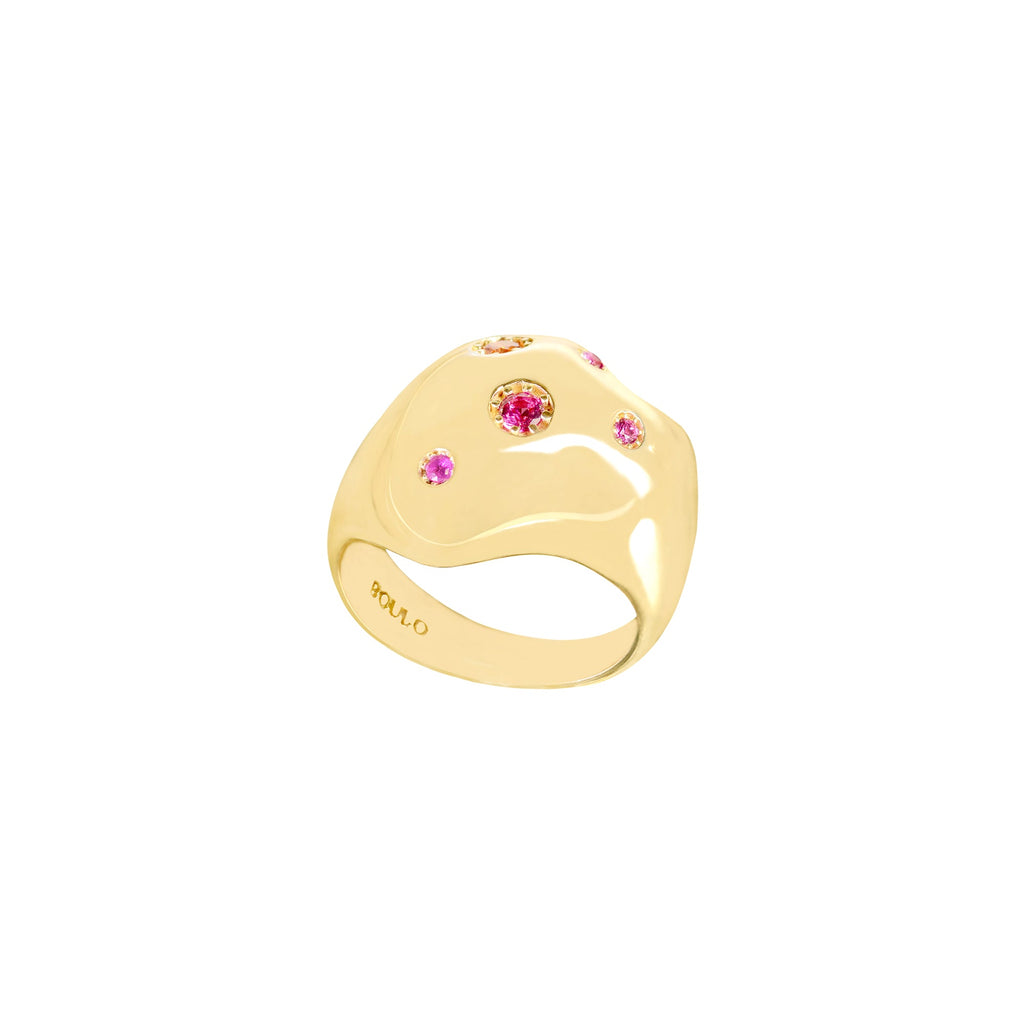 SHAPELESS RING IN PINK | Maison Orient