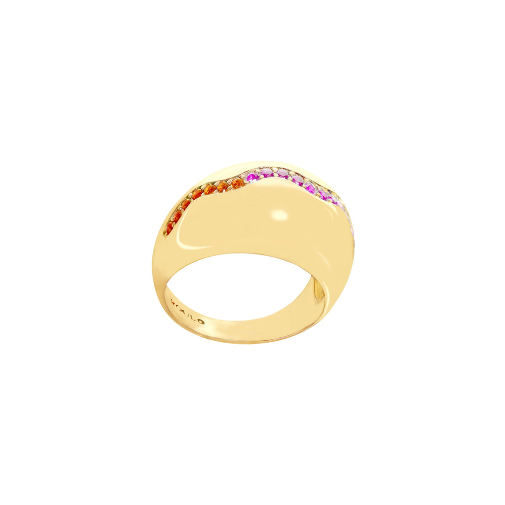 PERFECT CURVE RING IN PINK | Maison Orient