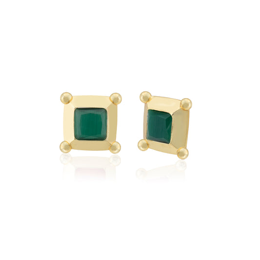 Antiparos Green Earrings