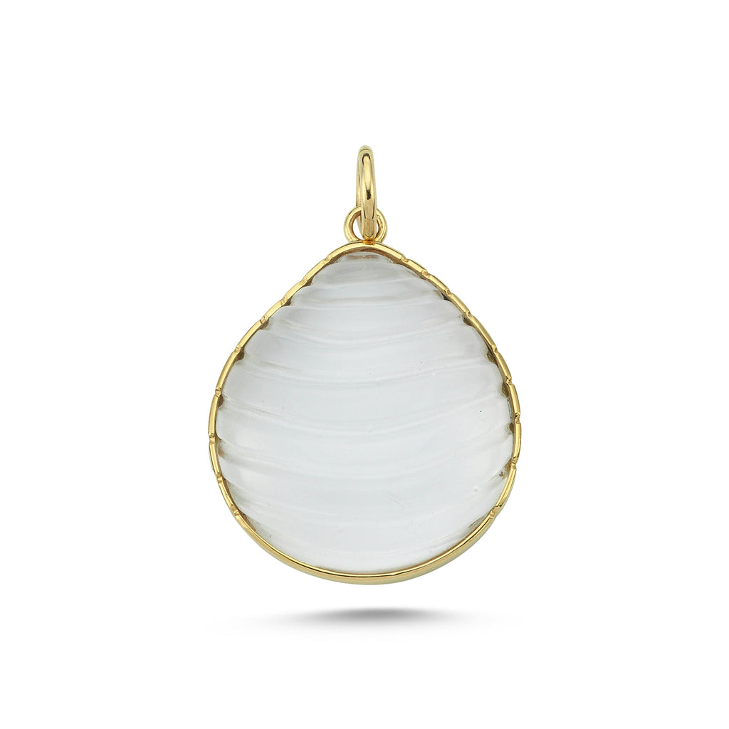 By The Moon Shell Charm | Maison Orient