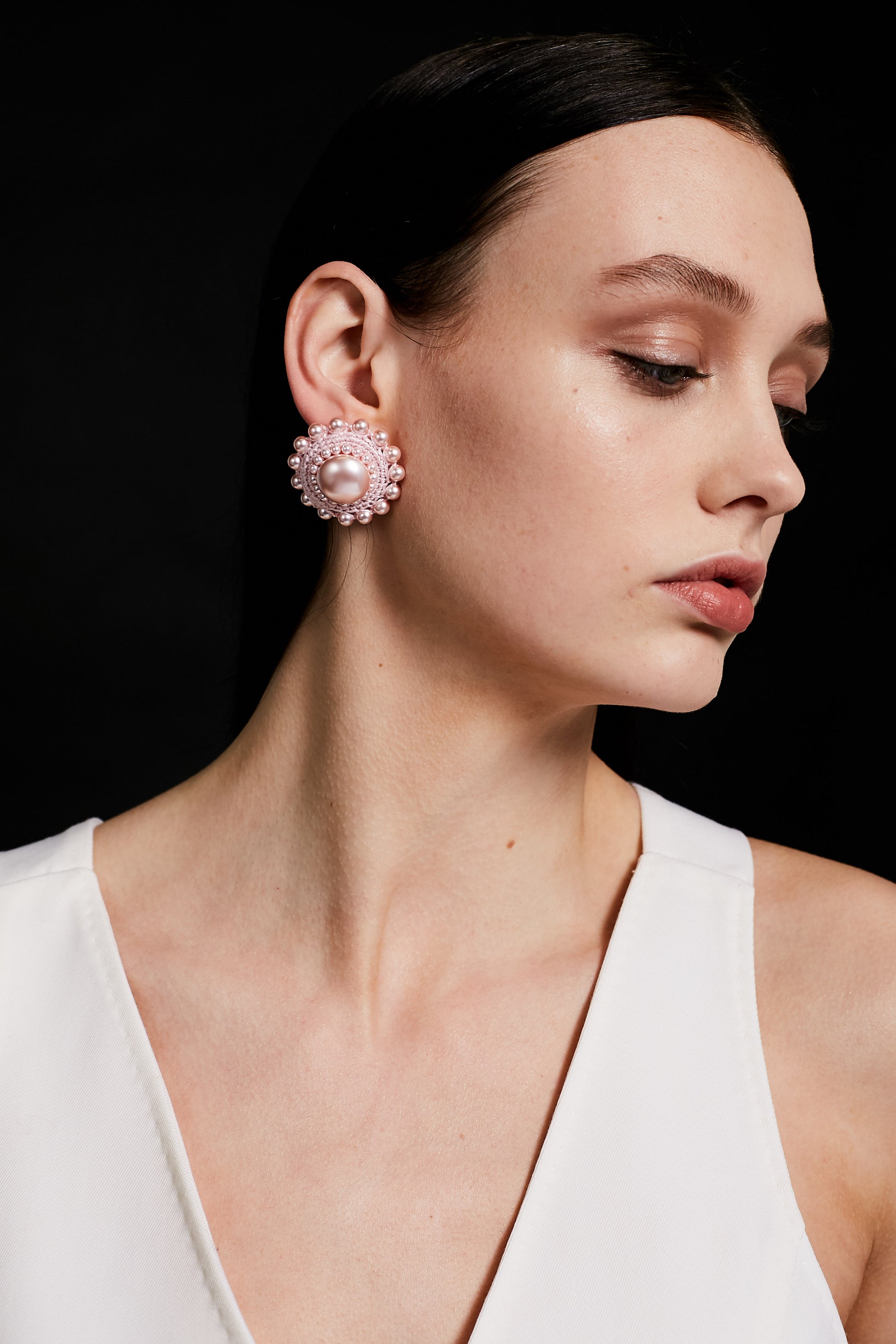 Blush Pearl Studs | Maison Orient